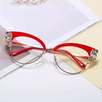 Ретро очки, блокирующие синий свет, женские очки с кошачьими глазами, мужские очки для чтения по рецепту, прозрачные линзы, очки Spectale