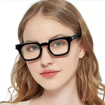 Ретро-очки с большой оправой, прозрачные линзы, без рецепта, очки для ботаников, поддельные очки для косплея для мужчин и женщин серый