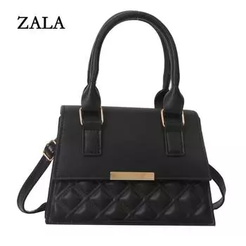 Ретро однотонная модная сумка с имитацией вышивки ромбами и нитками, весенняя корейская версия, универсальная повседневная сумка через плечо, сумка-мессенджер белый