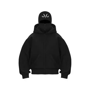 Ретро Осенне-зимняя уличная одежда для пар, топ с капюшоном и двойной шляпой, мужской пуловер, повседневная толстовка с принтом S