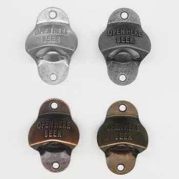 Ретро открывалка для пивных бутылок настенная винтажная барная настенная отделка кафе пивные открывалки кухонные инструменты открывалка бронзовый