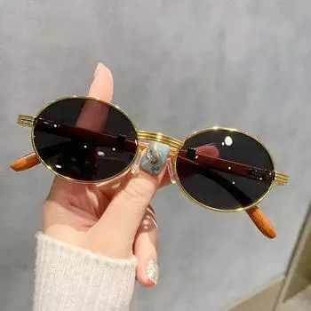 Ретро овальные мужские солнцезащитные очки модный бренд дизайнер прозрачные градиентные линзы очки женские роскошные солнцезащитные очки оттенки UV400