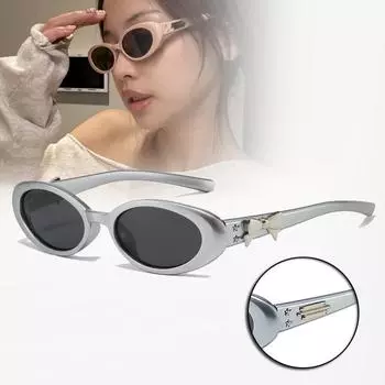 Ретро овальные солнцезащитные очки-бочки женские модные маленькие овальные солнцезащитные очки брендовые дизайнерские очки для отдыха на открытом воздухе UV400 очки Bow tie чёрный