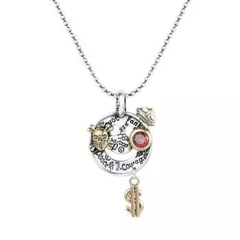 Ретро-ожерелье с улыбающимся лицом для женщин, легкая роскошная нишевая дизайнерская цепочка в стиле хип-хоп, цепочка на ключицу, цепочка на свитер