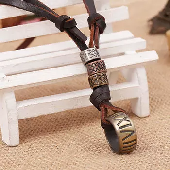 Ретро-панк Коричневый кожаный