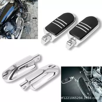 Ретро-педали из нескользящего сплава для мотоциклов Harley, модифицированные с помощью гальванопокрытия. Model A