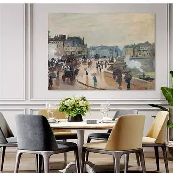 Ретро Пейзаж Выставка Картина Маслом Настенный Плакат Эстамп Гостиная Поп-Арт Украшение Дома 21cm30cm NoFrame