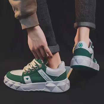 Ретро-платформа Папины туфли Спортивные скейтборд обувь Отдых Хлеб Обувь Мужская 39 серый