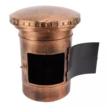 Ретро почтовый ящик сберегательная банка жестяная банка ремесло винтажная копилка практичный домашний декор настольное украшение для дома