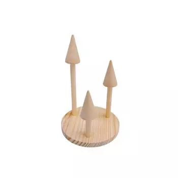 Ретро Подставка для колец на пальцы Современный поднос для хранения браслетов Браслеты Ожерелье Серьги 3 Position