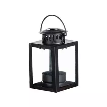 Ретро Подсвечник Железный Фонарь Подсвечник Подставка Для Свечи Украшение Дома Романтический чёрный