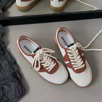 Ретро повседневная обувь для моральной подготовки, женская 24, новая круглая обувь для поездок на работу, удобная и легкая, универсальная, студенческая спортивная обувь, женская обувь для сноуборда 35 бежевый