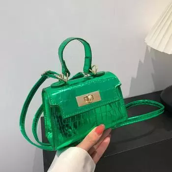 Ретро повседневная сумка через плечо женская сумка маленькая квадратная сумка маленькая женская сумка 2024 летняя новая тенденция модная сумка-мессенджер чёрный