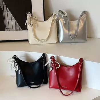 Ретро повседневные сумки через плечо для женщин, новая универсальная сумка через плечо с буквенным принтом, летние простые женские сумки из искусственной кожи (20cm<Max Length<30cm)