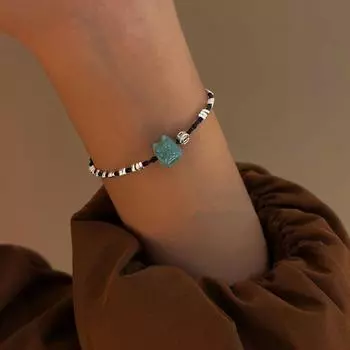 Ретро пробужденный лев монета сломанный серебряный браслет унисекс модный цветочный браслет аксессуар ювелирные изделия