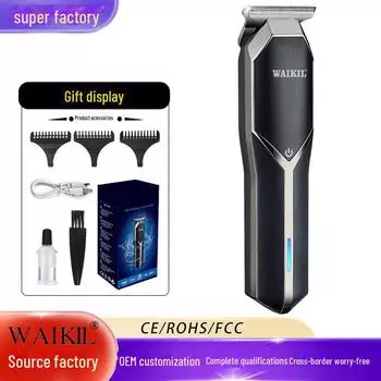 Ретро профессиональная электрическая машинка для стрижки волос - универсальная машинка для стрижки волос с маслом для домашнего и профессионального использования WL-1451