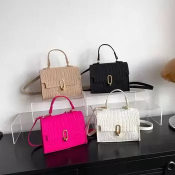 Ретро простая маленькая квадратная сумка, индивидуальность и красивая сумка через плечо, летняя новая модная тенденция, сумка через плечо, сумка