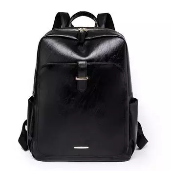 Ретро Простой женский рюкзак Модный однотонный студенческий повседневный школьный рюкзак большой емкости дорожный женский рюкзак для поездок на работу