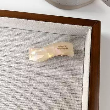 Ретро Простые Волнистые Заколки для Волос из Ацетата Женские Девичьи Милые Изысканные Заколки Разноцветные Заколки Модные Аксессуары для Волос Новые