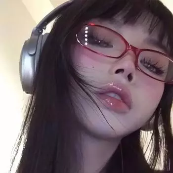 Ретро прозрачная красная маленькая оправа овальные очки оправа простая плоская зеркальная вогнутая форма женские очки для близорукости Y2K маленькое лицо Flat mirror