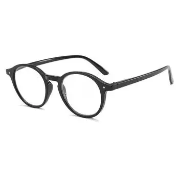 Retro Reading Glasses Women Ultralight Ellipse Frame Mens Glasses Blue Light Glasses Presbyopia EyeGlasses +100 degrees