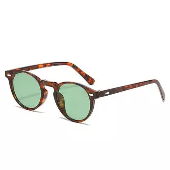 Retro Round Sunglasses, Simple Classic Glasses, Versatile Sunglasses For Men And Women Regular