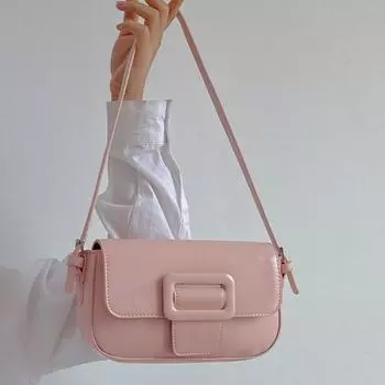 Ретро розовые сумки женские High Street Hot Girls кожаная квадратная дизайнерская роскошная сумка женская винтажная сумка подмышечная сумка