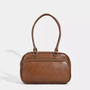 Ретро ручная бейсбольная сумка женская модная темпераментная сумка через плечо маленькая премиальная женская сумка Sense Oblique Span коричневый