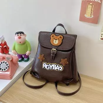 Ретро рюкзак женская мода ниша уличный тренд портативный повседневный корейская версия школьный рюкзак для школьников дорожный рюкзак