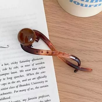 Ретро S-образные заколки для волос с хвостиком, новая мода, разноцветные витые полые заколки в форме акулы, головной убор, аксессуары для волос, подарок