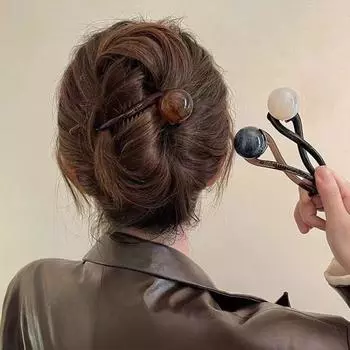 Ретро S-образные заколки для волос с хвостиком, новая мода, разноцветные витые полые заколки в форме акулы, головной убор, аксессуары для волос, подарок one size