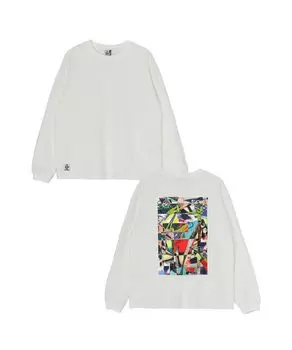 Ретро SHINJIRO TANAKA Ovrszd BBL Brushed T Белая [Chums] L/S Женская белый