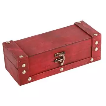 Ретро шкатулка для драгоценностей из сплава, деревянная пряжка, антикварный футляр для хранения ожерелий, сережек, часов