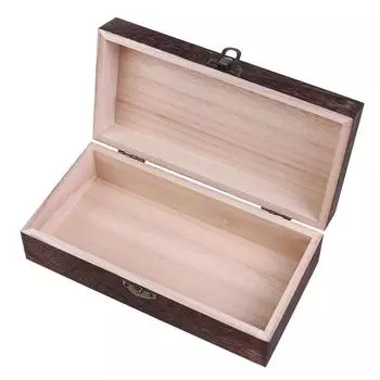 Ретро шкатулка для драгоценностей Настольная деревянная раскладушка для хранения рук Украшение Деревянная шкатулка
