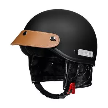 Ретро Шлем Интернет Знаменитость Персонализированный Шлем Электромобиль Женский Мотоциклетный Шлем Мотоциклетный Шлем head circumference adjustable (58-62cm)