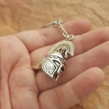 Ретро шлем воина, брелок, модные женские и мужские ювелирные аксессуары