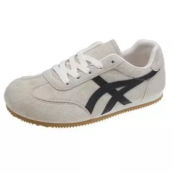 Retro shoes women s shoes spring new flat shoes sports shoes lightweight casual soft-soled single shoes 35 серый