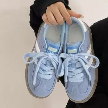 Retro shoes women s spring and autumn new shoes platform white shoes sports breathable casual board shoes 35 синий