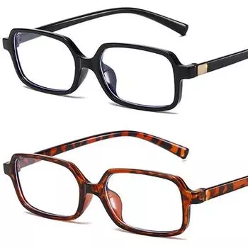 Retro Simple Square Frame Blue Light Blocking Glasses for Women Men Luxury Brand Ultralight Fashionable Eyewear