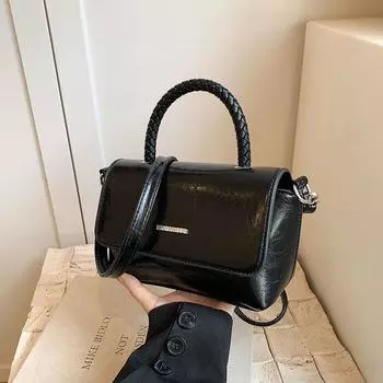 Retro small bag women s bag 2024 new fashionable summer shoulder messenger bag high-end women s portable small square bag белый