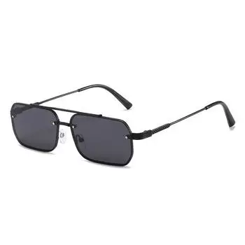 Retro Small Square Sunglasses, Men S And Women S Trend Sunglasses, Transparent Marine Sunglasses Regular