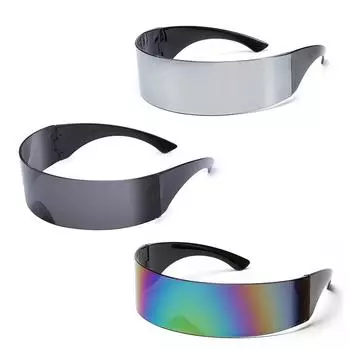 Ретро солнцезащитные очки с защитой от ультрафиолета, солнцезащитные очки без оправы, готические вечерние очки