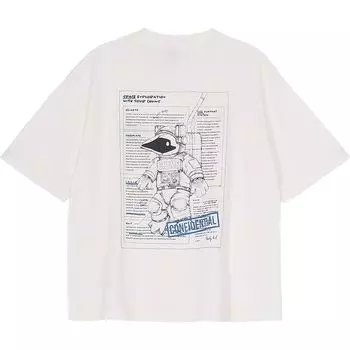 Retro Space Booby Spacesuit White [Chums] T-Shirt Men s белый