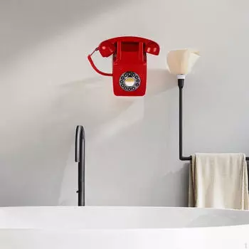 Ретро стационарный телефон настенное крепление антикварный тип подарок на день рождения проводной телефон для чёрный