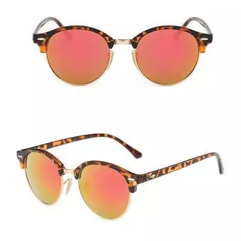 Retro Steampunk Fashion Male Female Goggles Classic Round Frame Eyewear Vintage UV400 Sunglasses Unisex 2