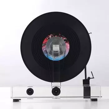 Ретро-стиль Хрустальный светильник Роскошная гостиная Украшения Модельная комната Выставочный зал Кабинет Ретро-форма граммофона Художественное оформление phonograph