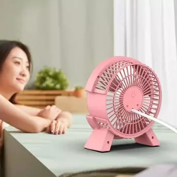 Ретро-стиль USB настольный вентилятор без батареи персональный небольшой настольный вентилятор циркуляции воздуха USB настольный вентилятор для внутреннего и наружного использования S белый