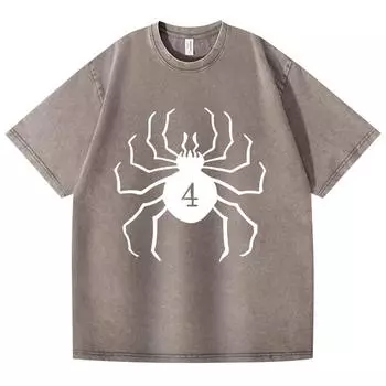 Ретро-стираемая винтажная футболка Аниме Hunter X Hunter Косплей Футболка Phantom Troupe Hisoka Chrollo Принт Футболка Женская большого размера S