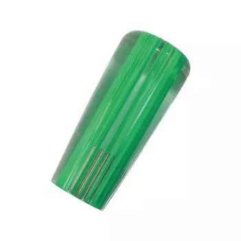 Retro Striped Shift Knob 100mm Green Line for and Light Trucks Isuzu, Mitsubishi, зелёный