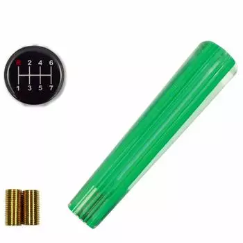 Retro Striped Shift Knob 150mm Green Line for Fuso Super Great зелёный